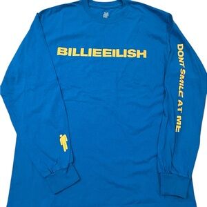 Billie Eilish‎ Lash Music Concert Long Sleeve Tee 2019 Medium